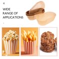 thumbnail image 6 of AURARMLET Golden Disposable Greaseproof Paper Hot Dog Holders Snack Trays for Parties 50 Pieces, 6 of 8