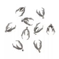 thumbnail image 4 of GKNET 10Pcs Dragon Claw Glue-in Bails Alloy Pendant End Caps Antique Silver 36x23mm, 4 of 6