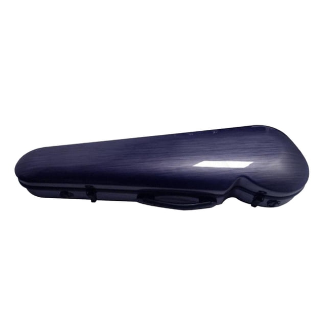 Estuche rígido para violín 4/4, bolsa de transporte para violín, contenedor de almacenamiento portátil, caja de violín de fibra de carbono impermeable D