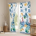 thumbnail image 3 of Feelyou Ocean Starfish Seahorse Black Out Curtains, Kawaii Cartoon Seashell Curtains Pack of 2 (42x63 Each), Nautical Lighthouse Bedroom Curtains, Living Room Curtains Decor, 3 of 6