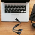 thumbnail image 5 of Type-C to USB Hub Splitter - 2-Port, Plug & Play & Compact - High-Speed Data Transfer/Charging for Laptops/Phones, 5 of 5