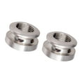 thumbnail image 1 of Esquirla 2 Pieces Guitar Strap Lock Button Threaded Jack for Guitar Parts Sliver, 1 of 8