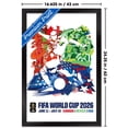 thumbnail image 3 of FIFA World Cup 2026 - North America Wall Poster, 14.725" x 22.375" Framed, 3 of 5