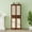 Walnut + Particle Board+MDF, variant on 4 Door Cabinet with 1 Drawer, with 4 Adjustable Inner Shelves, Storage Cabinet