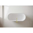 thumbnail image 3 of Elegant Kitchen & Bath BT10665GW-BGD 65 in. Soaking Bathtub, Glossy White with Brushed Gold Trim, 3 of 7