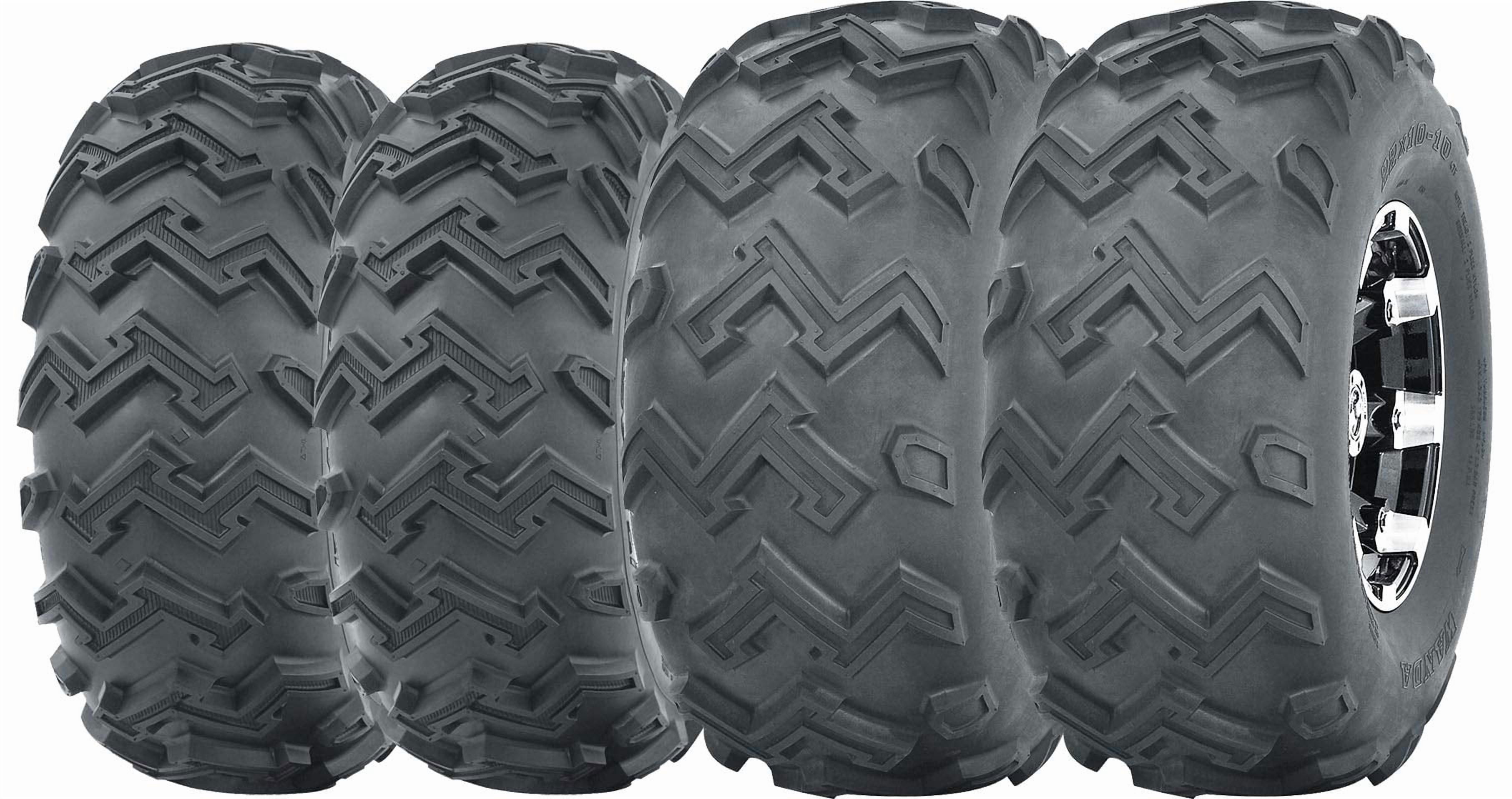 WANDA Full Set Of 4 ATV/UTV Tires 23x11-10 – 6-Ply, Fits 2001-2008 Kawasaki MULE 3000/3010, Great For Trails & Mud