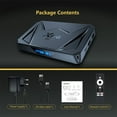 thumbnail image 3 of X96Q PRO+ Boîtier TV Compatible pour Android 14 3D Double Bande 2.4G/5G WiFi Octa-Core HD Télévision Intelligente Lecteur de Diffusion en Continu, 3 of 9