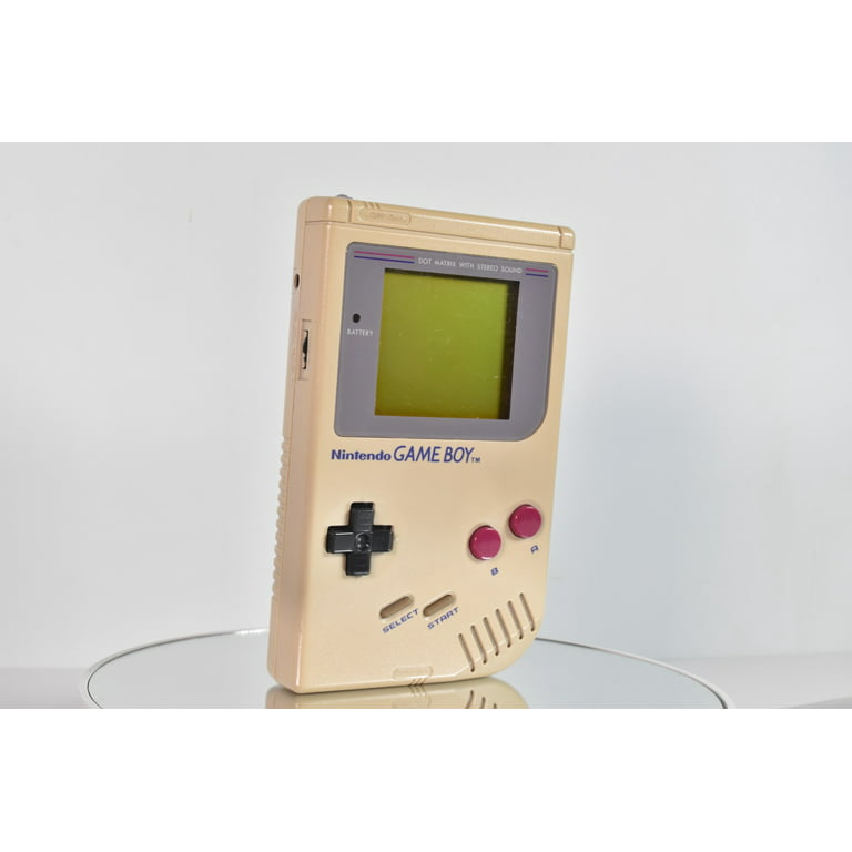 Original Nintendo Game Boy Classic GameBoy Grey - 100% OEM Tested and Cleaned Works Great, Upgraded with Brand New Shell, SUPER RARE -