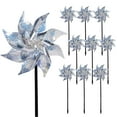 thumbnail image 1 of Paquete de 10 molinetes reflectantes para decoración de jardín Hausse, 1 of 7