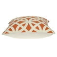 thumbnail image 4 of 20" X 7" X 20" Transitional Orange Pillow Cover With Poly Insert, 4 of 5