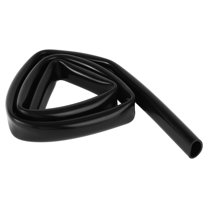Unique Bargains 130PSI Max Pressure Silicone Vacuum Tubing Hose Automotive Vacuum Line High Temperature 2mm Thickness Black Silicone 11/16" 18mm ID 4FT