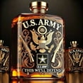 thumbnail image 2 of 250th Anniversary Veteran U.S. Military Tribute Whisky Decanter, Engraved Army Marines Navy Air Force Coast Guard,Anniversaries Parties and Collectors Gift, 2 of 5