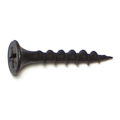 

#6 x 1 Black Phosphate Steel Coarse Thread Phillips Bugle Head Drywall Screws DWSCR-062