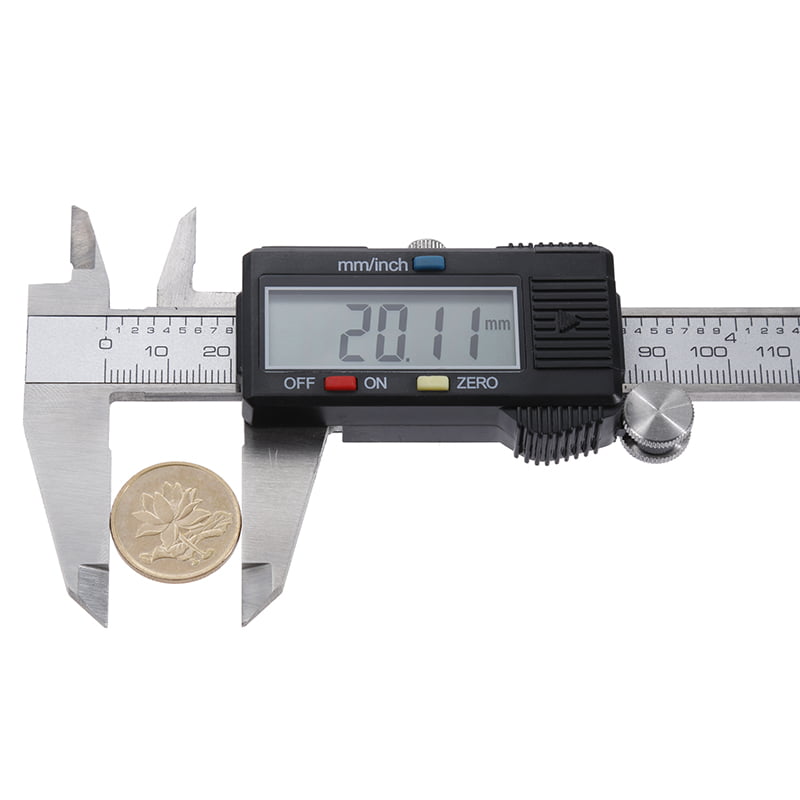 6 Inch Large LCD Screen Details about   0-6 Inch Electronic Digital Caliper Metric Conversion 
