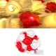 thumbnail image 5 of Guirnalda de luces rosas de 3 m, 20 LED a pilas, luces de hadas con flores rosas en blanco cálido, decoración romántica para el jardín, bodas, fiestas, San Valentín y Navidad (rojo y blanco), 5 of 5