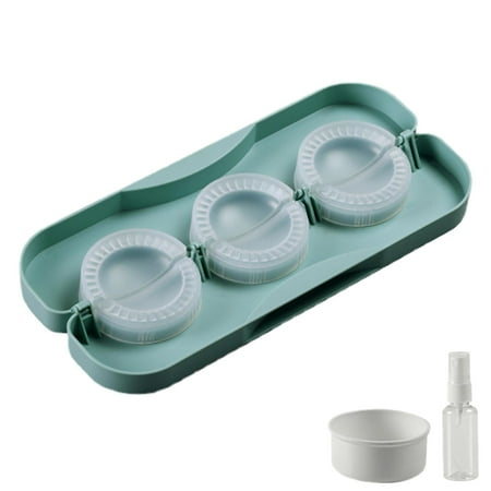 

Dumpling Mold Maker Dumplings Maker with Portable Handle Food-grade PP Dumpling Dough Press Mold Easy Open and Close