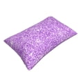 thumbnail image 3 of Balery Lilac Glittering Bedding Queen Pillow Cases - Envelope Closure - Soft Brushed Microfiber Fabric - Shrinkage and Fade Resistant Pillow Cases-20"x30", 3 of 9
