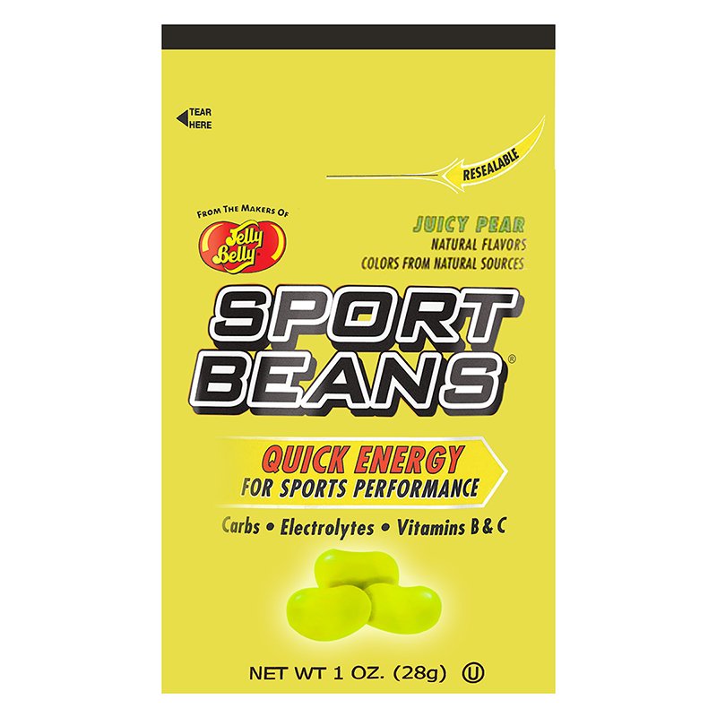 Sport Beans Energizing Jelly Beans Energy Beans Juicy Pear Bxof24