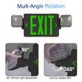thumbnail image 4 of Carcasa negra Exit Sign CM MZY con luz de emergencia, paquete de 4, 4 of 6