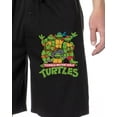 thumbnail image 2 of Nickelodeon TMNT Teenage Mutant Ninja Turtles Mens' Sleep Lounge Pajama Shorts, 2 of 6