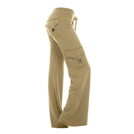 SNKSDGM Women s Plus Cotton Panties for Women Plus Size Dress Pants Women Tall Womens Wide Leg Yoga Pants with Cargo Pockets Casual Stretchy Palazzo Pants Long Wide Leg Workout Bootcut Sweatpants