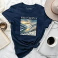 thumbnail image 6 of Scenic West Virginia State New River Gorge Bridge T-Shirt, Landscape Appalachian Tee and Souvenir, 6 of 6