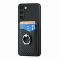 thumbnail image 2 of Allytech for Galaxy S21 Plus Case with Cards Holder, Rotating Ring Stand Slim Fit Wallet Back Cover Bumper Shockproof Phone Case for Samsung Galaxy S21 Plus - Black, 2 of 13