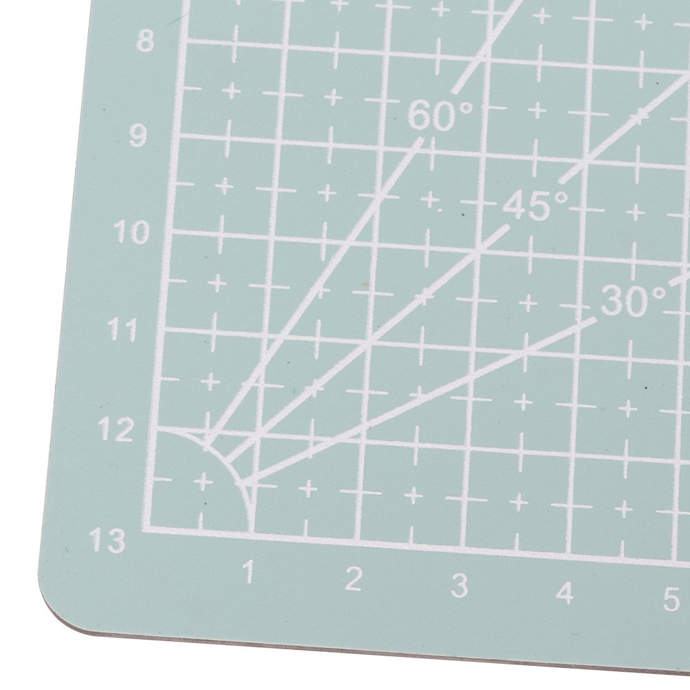 DOACT Cutting Mat A5 Grid Lines PVC Self Healing Sewing Mat Craft Mat