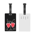 thumbnail image 5 of Sikiie Animal Bulldog French Luggage Tags Privacy Cover ID Label Suitcase Tags Identifiers For School Bags,Suitcases, 5 of 7