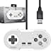 thumbnail image 3 of Retro-Bit Legacy 16 Manette USB Filaire - avec Boutons Home, SS & ZL/ZR - pour Switch, PC, MacOS, RetroPie, Raspberry Pi - Gris Classique, 3 of 10
