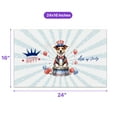 thumbnail image 5 of Happy 4th of July Patriotic Jack Russell Terrier Marching Band Uniform Balloons Fireworks Doormat Parson Jack Dog Lover Indoor Outdoor Welcome Mat - 13009, 5 of 5