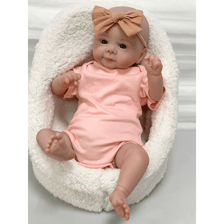 Lovely Real Reborn Baby Dolls 19 inch 48cm Lifelike Newborn Baby Dolls  Realistic Looking Baby Doll Toy Gift