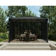 thumbnail image 4 of Palram - Canopia Palermo/Milano/Martinique Gazebo Netting Set - 4 Piece, 4 of 10