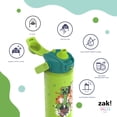 thumbnail image 5 of Zak Designs 20oz Minecraft Stainless Steel Liberty Water Bottle with Carry Handle and Push Button Lid with Lock, 5 of 9
