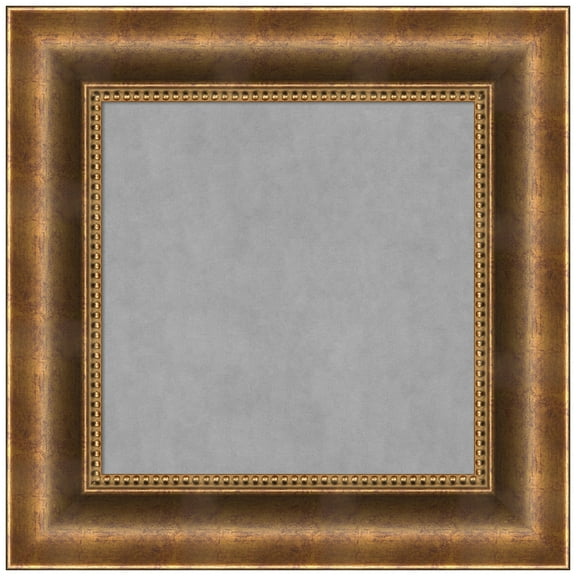 Amanti Art Manhattan Bronze Framed Magnetic Board 17 x 17 in.