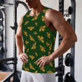 thumbnail image 5 of Gukieu Hohey Bee Print Men's Quick Dry Fitness Vest, Round Neck Sleeveless Fitness Bodybuilding Top-Small, 5 of 7