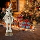thumbnail image 5 of Adornos navideños, regalos de Navidad, muñeco de nieve gris elástico de Papá Noel, muñeco de nieve, reno de peluche, juguete de punto, regalo de Navidad, juguete de peluche, 5 of 5