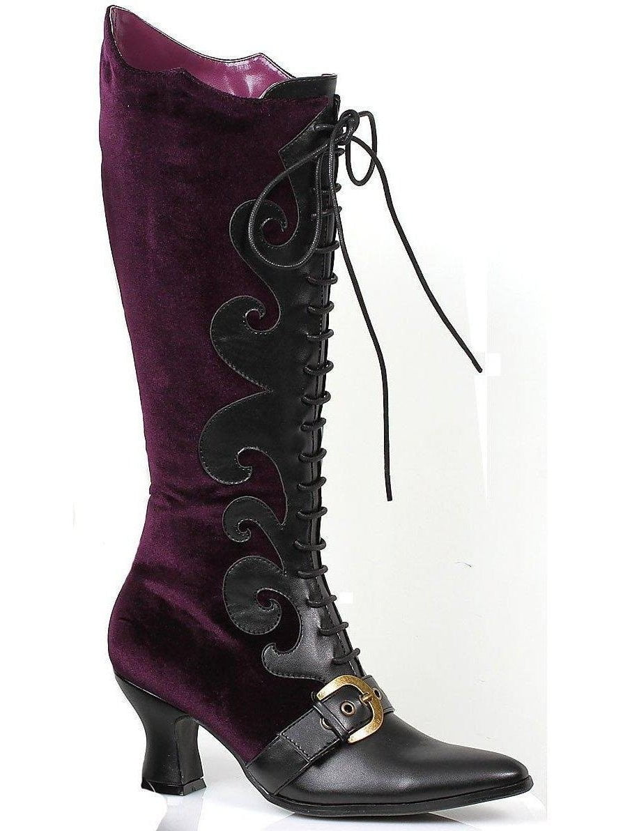 leather witch boots