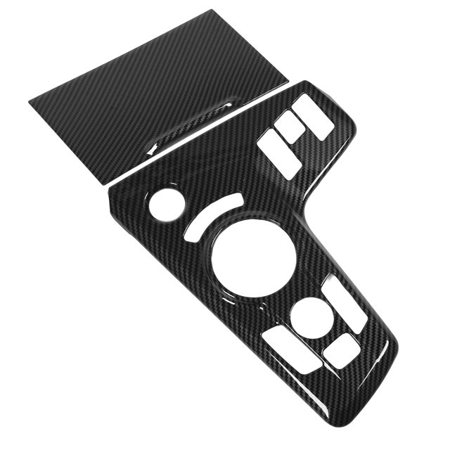Gear Panel Cover, Gear Panel Trim Cover Bright Appearance 2PCS Comfortable Touch Wear Resistant For Left Hand Drive Car
