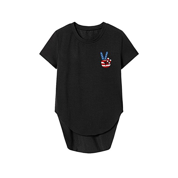 Camiseta de mujer Ropa de verano Recuerdo Camisa de cuello redondo para mujer para viaje de vacaciones L