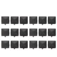 thumbnail image 4 of Four 200Pcs Square Rivets Metal Stylish DIY Shoes Bags Hats Decoration Accessories 9mm, 4 of 7