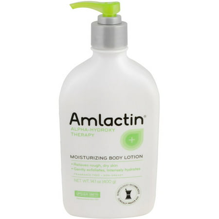 AmLactin Body Lotion hydratante avec 12 pour cent d'acide lactique, 400g avec pompe