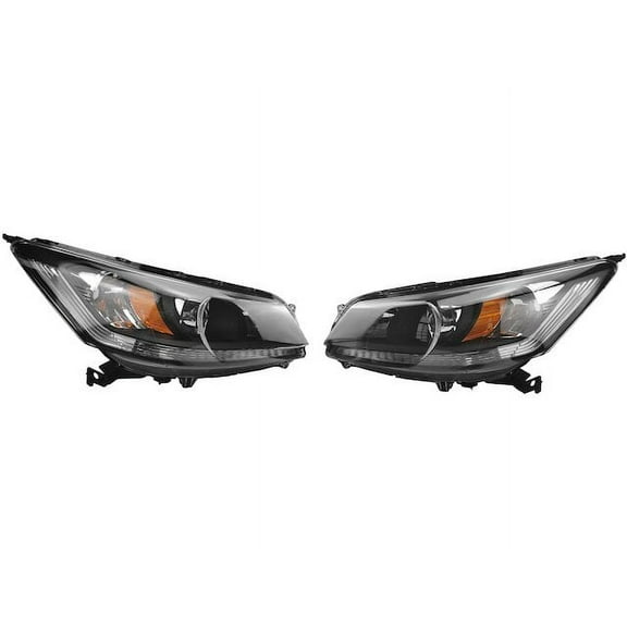 Headlight Assembly Set - Compatible with 2013 - 2015 Honda Accord 2014