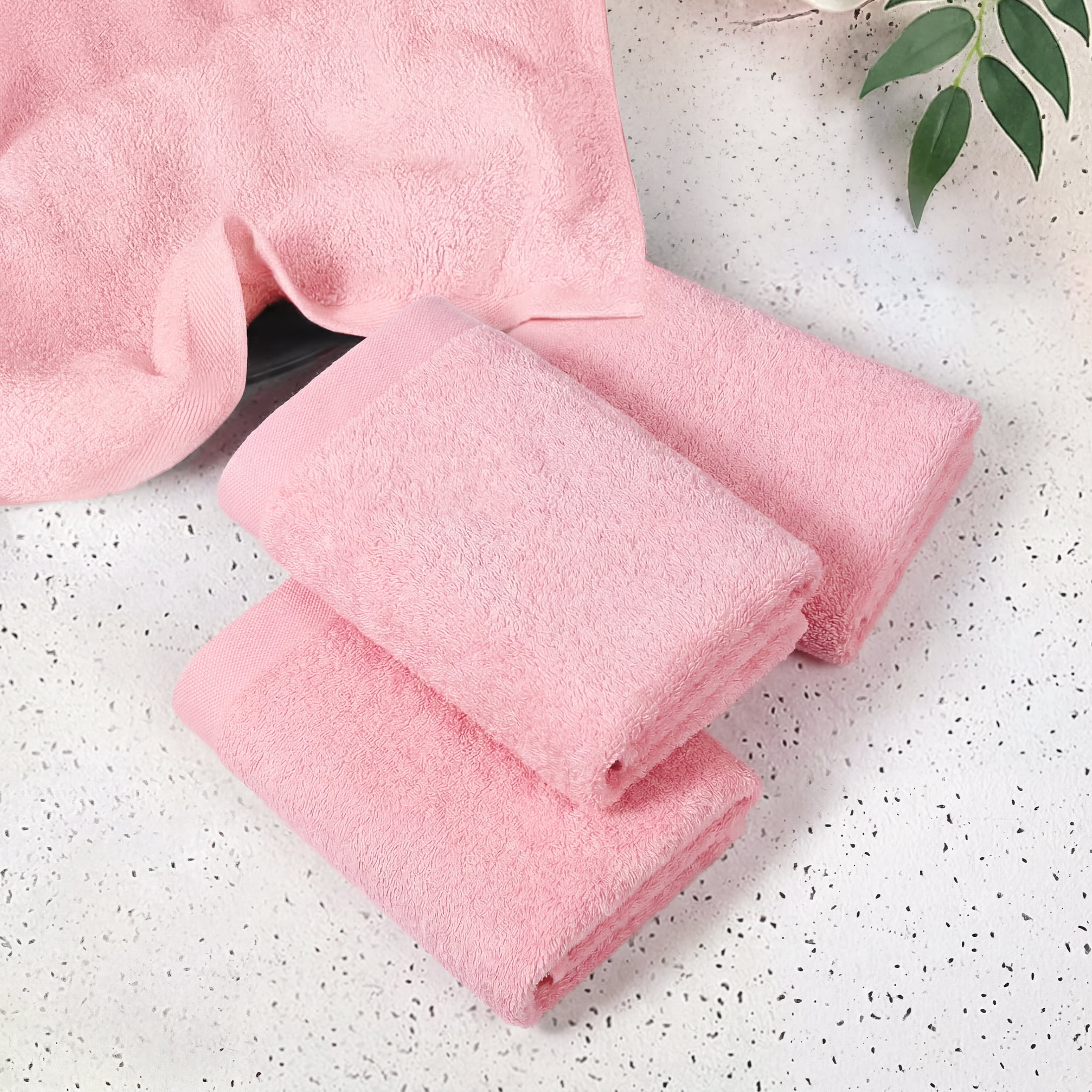 YOOFOSS Luxury Bamboo Baby Washcloths Towel Set 12 Pack 10x10inch Face towels for Bathroom-Hotel-Spa-Kitchen Multi-Purpose Fingertip Towels & Hand Towels