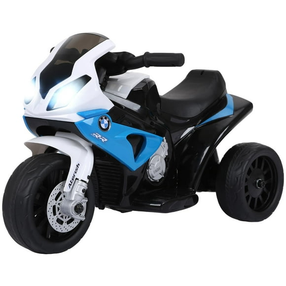 CoSoTower BMW Licensed 6V Kids Motorcycle with Headlight, Music, Gift for Boys & Girls -Blue