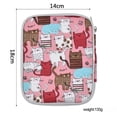 thumbnail image 3 of Yarn Knitting Crochet Hook Case Empty Organizer Storage Tote for DIY Sewing Tool Accessories - Colorful Cat, 3 of 6