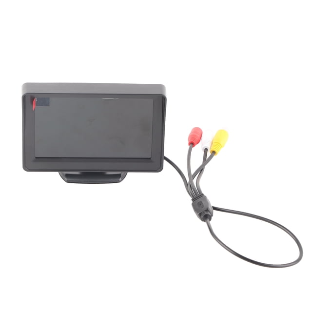 4.3 Inch Rear View Car Monitor, 480x272 PX Resolution 16:9 Aspect Ratio 180 Degrees Adjustable Car Display Function Car Monitor For Car,Truck,Pickup