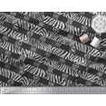 thumbnail image 2 of Soimoi Black Cotton Duck Fabric Stripe & Wild Animal Skin Fabric Prints by Yard 42 Inch Wide, 2 of 3