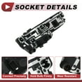 thumbnail image 4 of Cableado del Zócalo de Luz Trasera Izquierda para Audi A1 2010-2018 No. 8X0945093D/8X0945257A Conector de Pigtail de Bombilla Pre-Cableado, 4 of 7