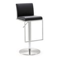 thumbnail image 1 of Amalfi Black Stainless Steel Adjustable Barstool, 1 of 10
